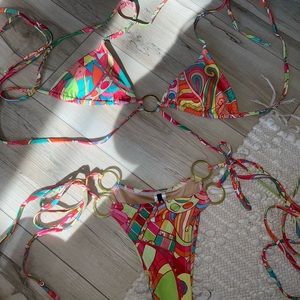 Fashion Nova Colorful Bikini